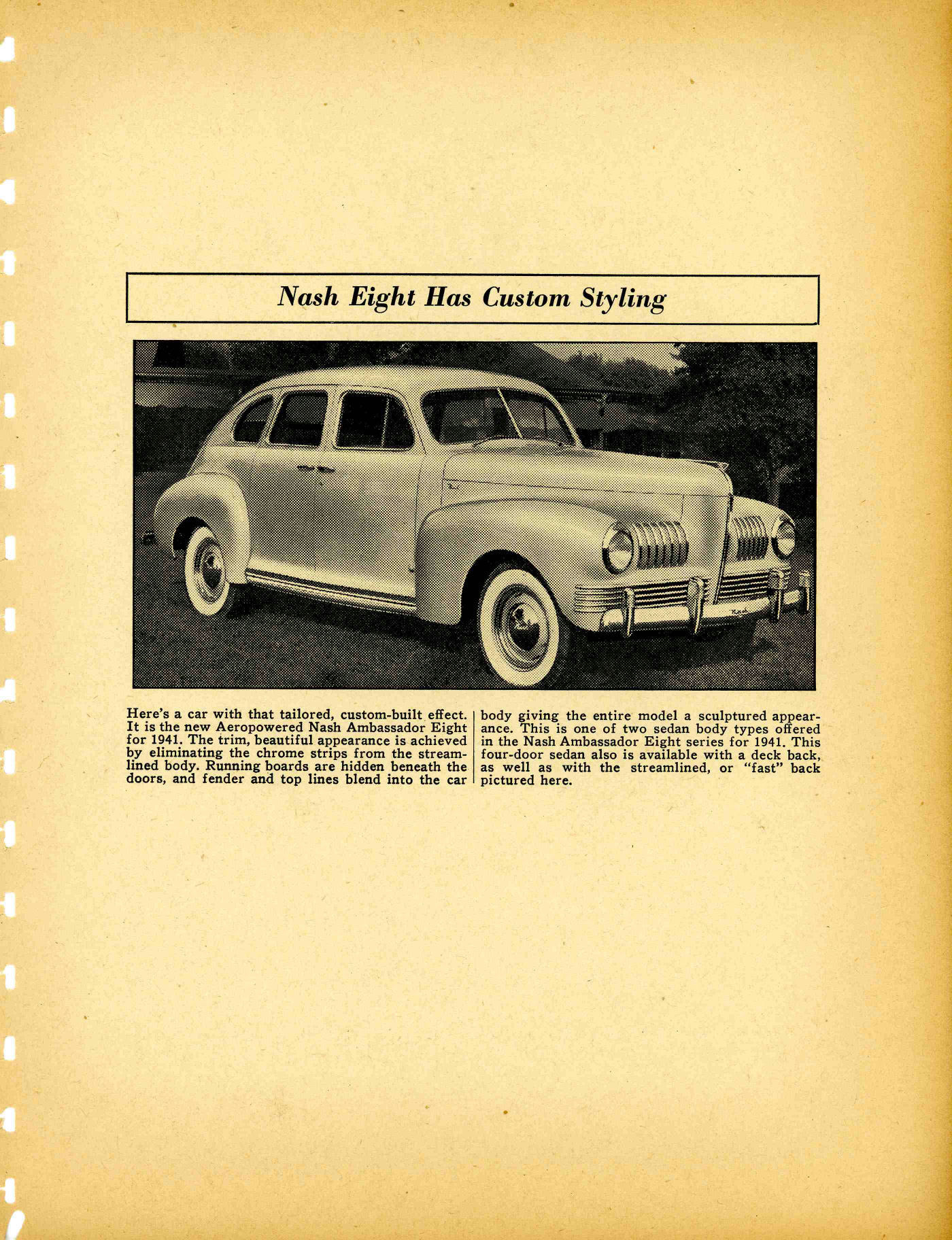 1941 Nash Press Kit Page 76